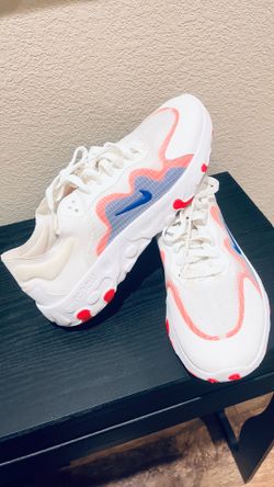 Nike Renew Lucent sneakers in White/Hyper Royal/Bright Crimson,