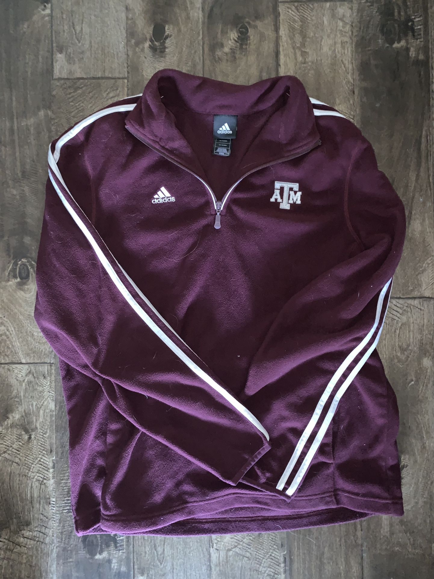 Adidas Texas A&M 3/4 Pullover Sweater