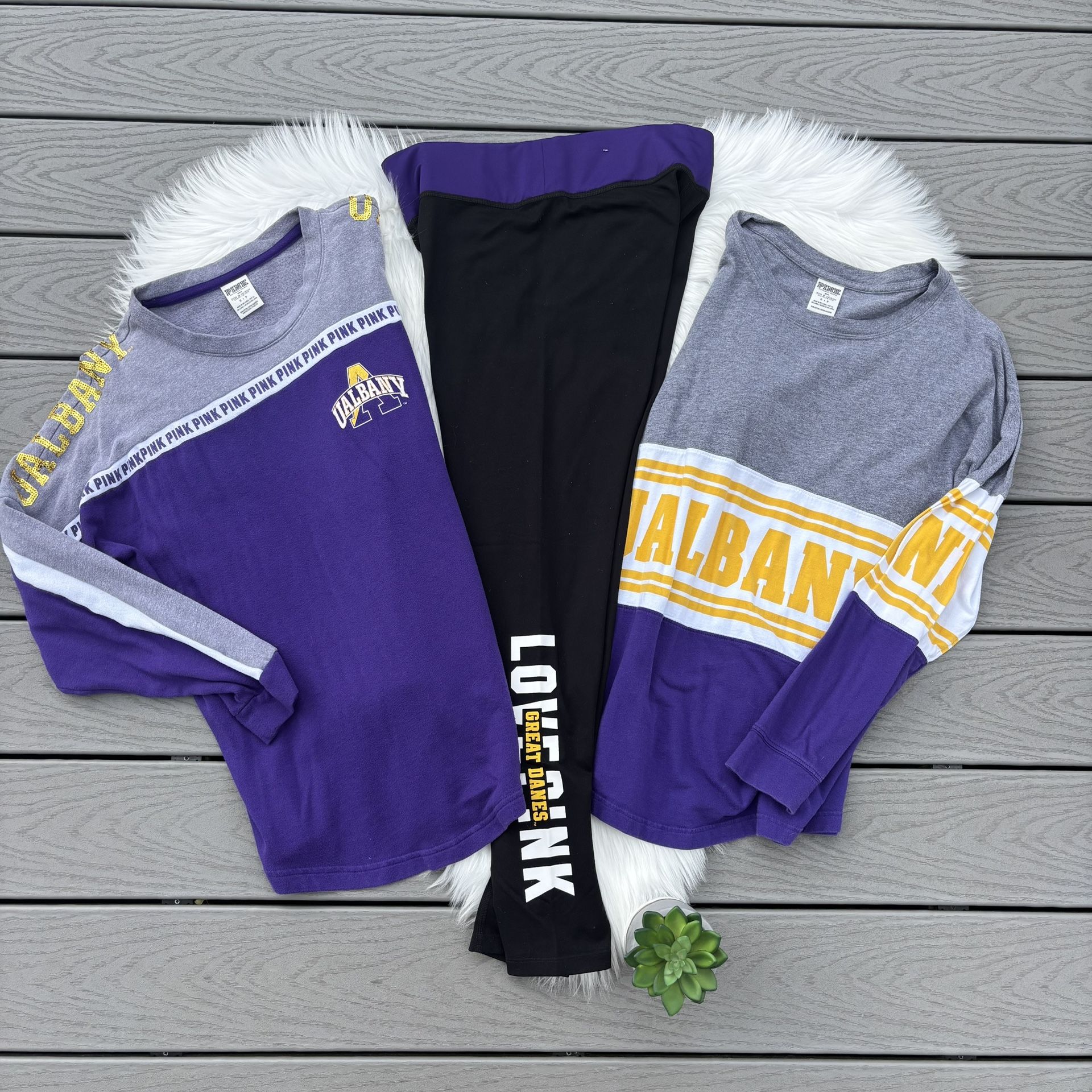 VS PINK UAlbany Clothes Bundle
