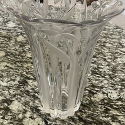 Crystal Floral Vase 