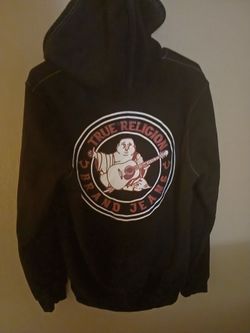 True Religion Brand Jeans Black Hoodie