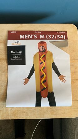 HALLOWEEN HOT DOG ADULT SIZE MEDIUM COSTUME