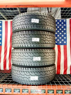 ✅ 4 USED TIRES LT285/70R17 COSMO MUCHO MACHO EXTREME SEASON 10PR 285 70 17