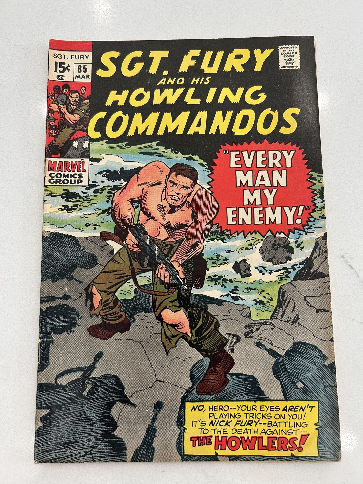 Sgt. Fury and his Howling Commandos #25 (1965) Stan Lee/Dick Ayers, FN