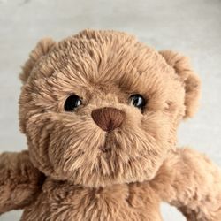 Bukowski Plush Teddy Bear – Super Soft Stuffed Animal – 12” Brown – Sweden Design
