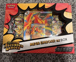 Pokemon Ascended Heroes Mega Emboar EX Box