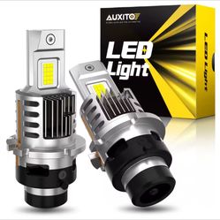 Auxito Led Headlights Q16 Series (White) Fits D4S/D4R, Xenon HID Replacement Lights 