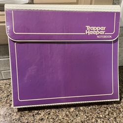 1990’s Collectible Trapper Keeper- Purple
