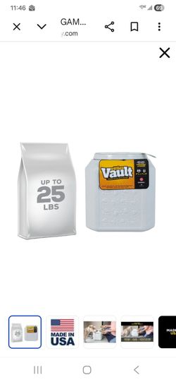 Used Pet Food Storage, 25-lb
