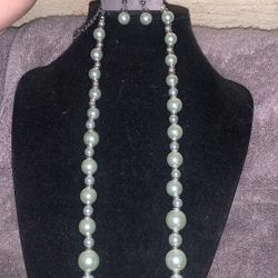 Paparazzi Necklace And Earrings Set