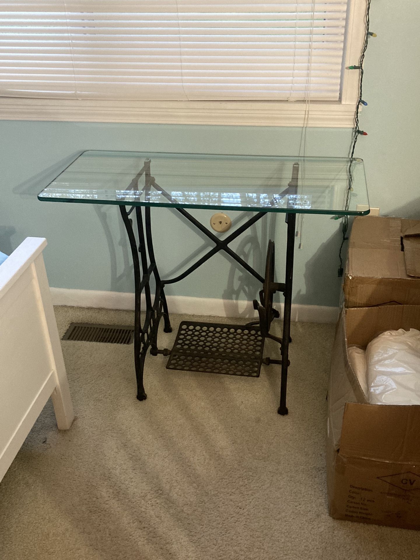 Glass Top Table