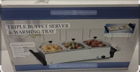 Buffet server and warming tray