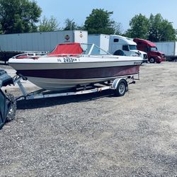 1981 IMPERIAL 18ft boat with 150hp outboard motor