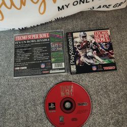 Tecmo Super Bowl PS1 Spiderman Sega Dreamcast Complete 