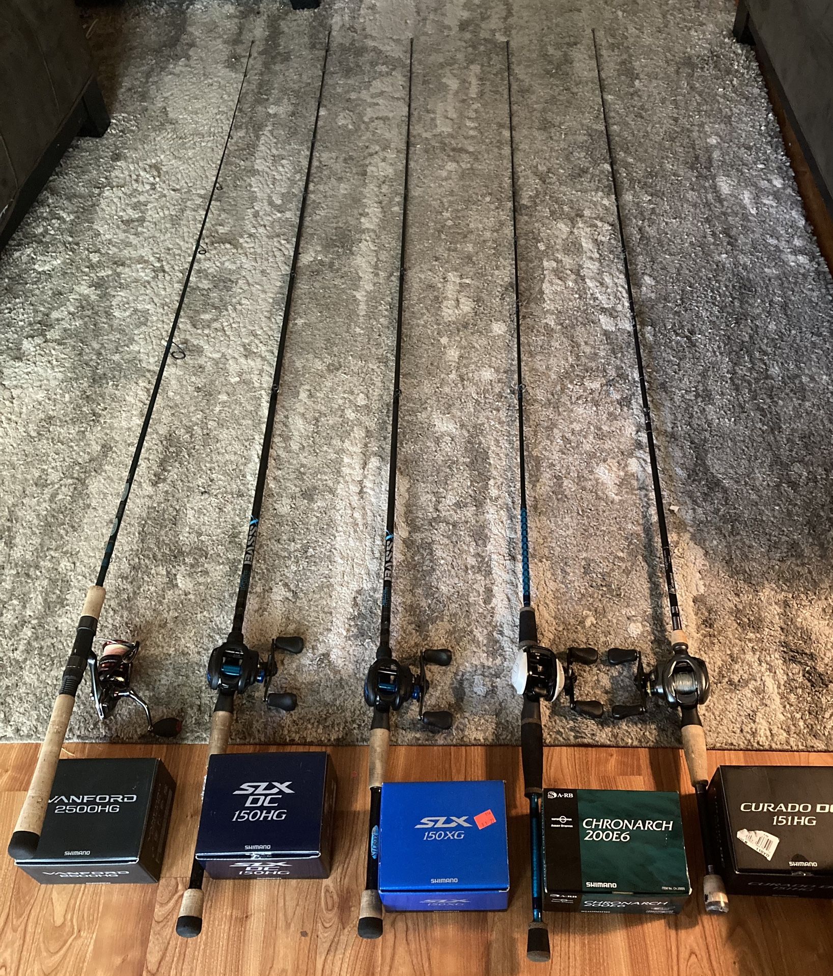 REEL DeaLs on Shimano Combos - Curado and SLX DC/XG, Chronarc 200e6, 2500 Vanford starting at $150