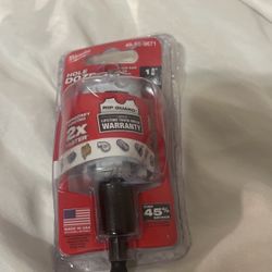 Milwaukee 49-56-96671 1 in Hole Dozer Bi-Metal Hole Saw 3/8 in. Arbor & Pilot Bit