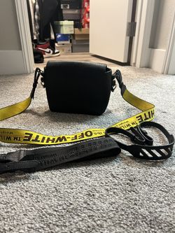 Off-White Binder Clip Bag