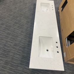 84” Countertop Only For Bathroom Vanity 
