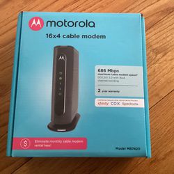 Motorola Modem & TP Link Router