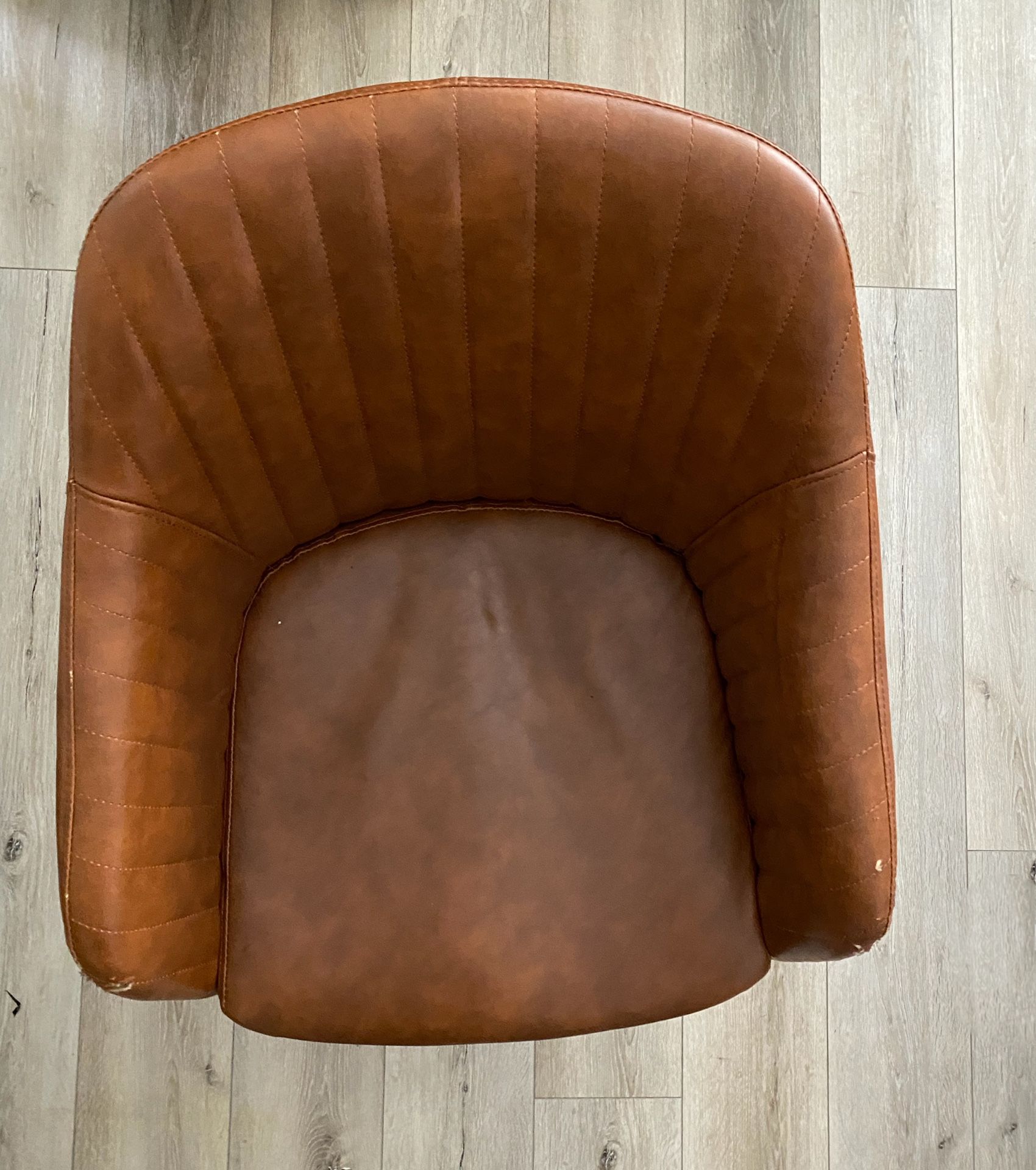 Office Chair (Brown Leather?)