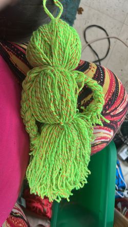 Large Yarn Doll Voodoo Doll Rag Doll