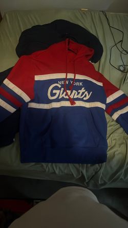 NY Giants Hoodie Mitchell And Ness