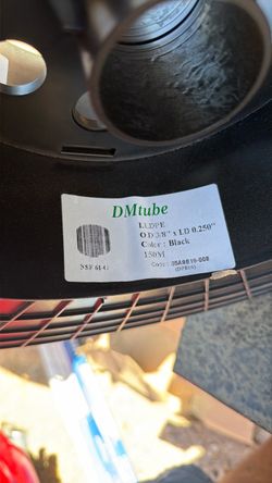 DMtube 3/8” LLDPE Black Tubing (5available)