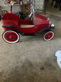 Metal pedal car