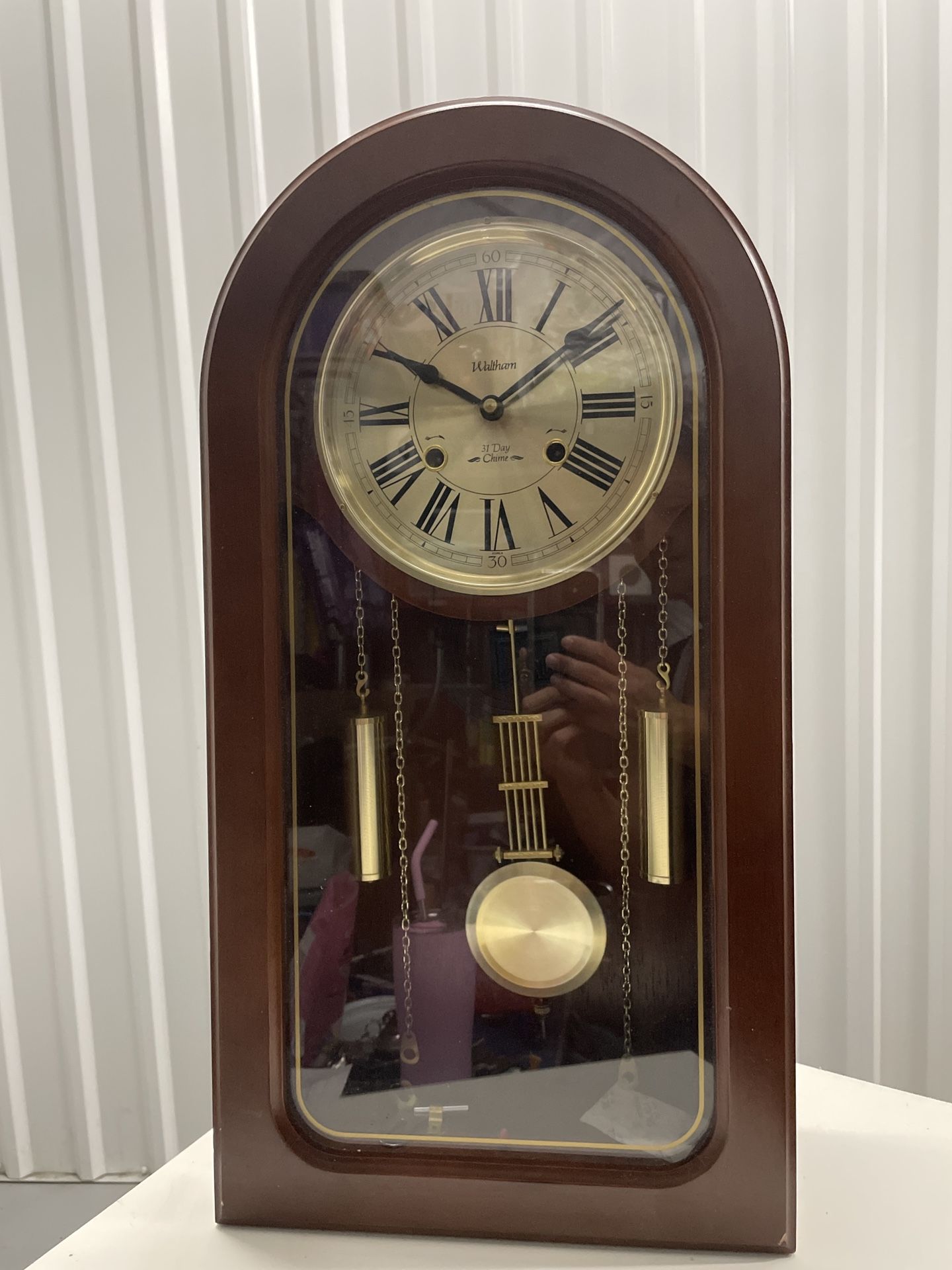 Waltham "Stamford" 31 Day Chime Wall Clock