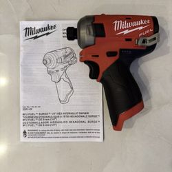 Milwaukee 2551-20 M12 FUEL SURGE 1/4" Hex Hydraulic Impact Driver - BRAND NEW