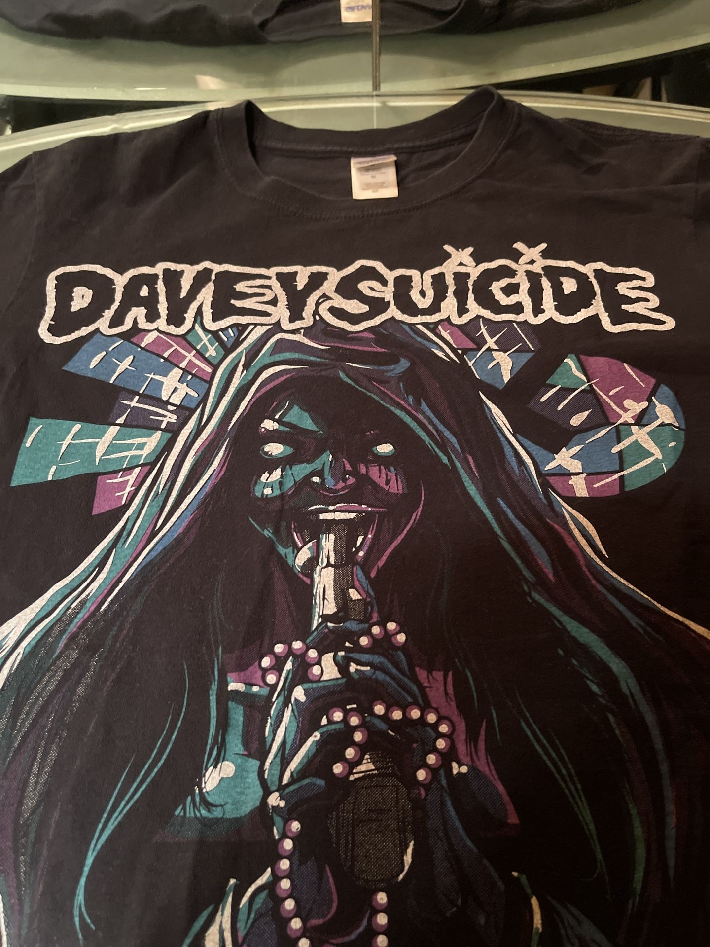 DAVEY SUICIDE Hide Your Morals Shirt M