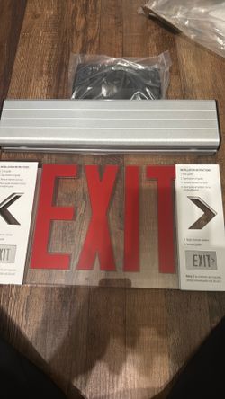 LED EXIT SIGN UP