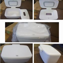  Zdolmy
Wipes Dispenser, Wipe Holder for Baby, Refillable Wipe Container, Portable Press to Open