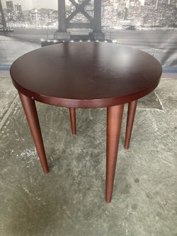Solid Heavy Duty Round Side Table