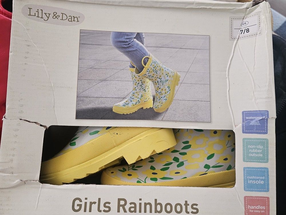 Toddler Rain Boots 7/8