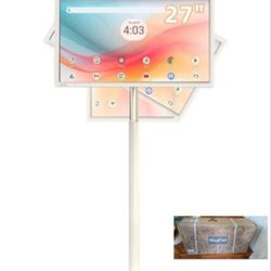 27" Portable Touch Screen TV Monitor 1080P, Camera, Remote, Compatible with Google TV, Android 14