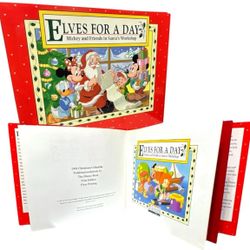 Vintage Disney Book Elves for a Day 1993 Christmas Collectible 1st Edition