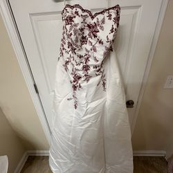 Wedding Dress And Flower Girl Dresses 