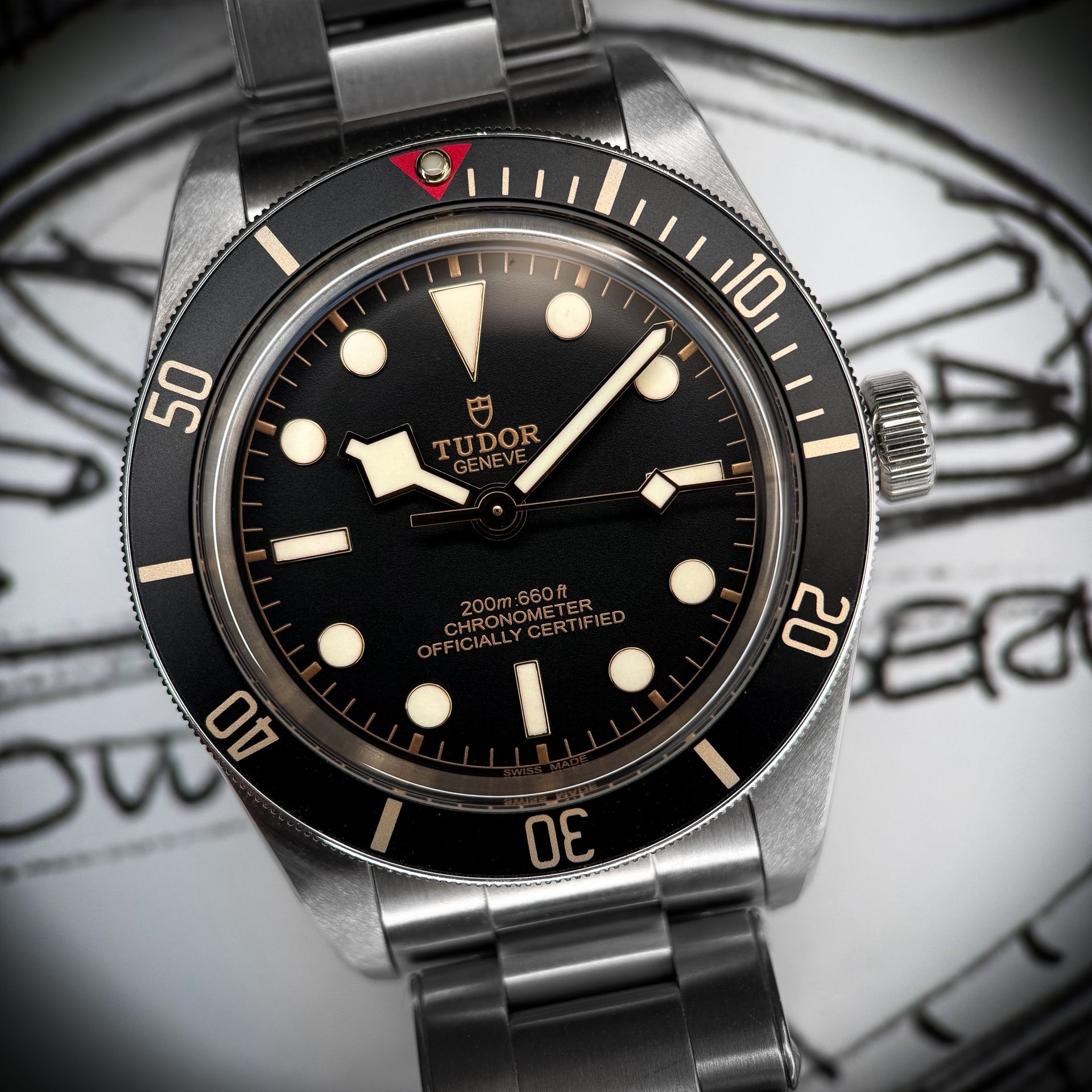 Tudor Black Bay 58 Black 79030N W/ Extra NATO Strap