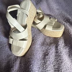 Cream Color Zara Platforms