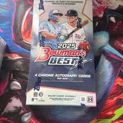 2025 Bowman’s Best Baseball Hobby Box 