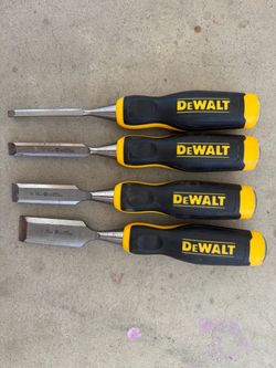 D EWALT DWHT16063 Short Blade Wood Chisel 4piece set