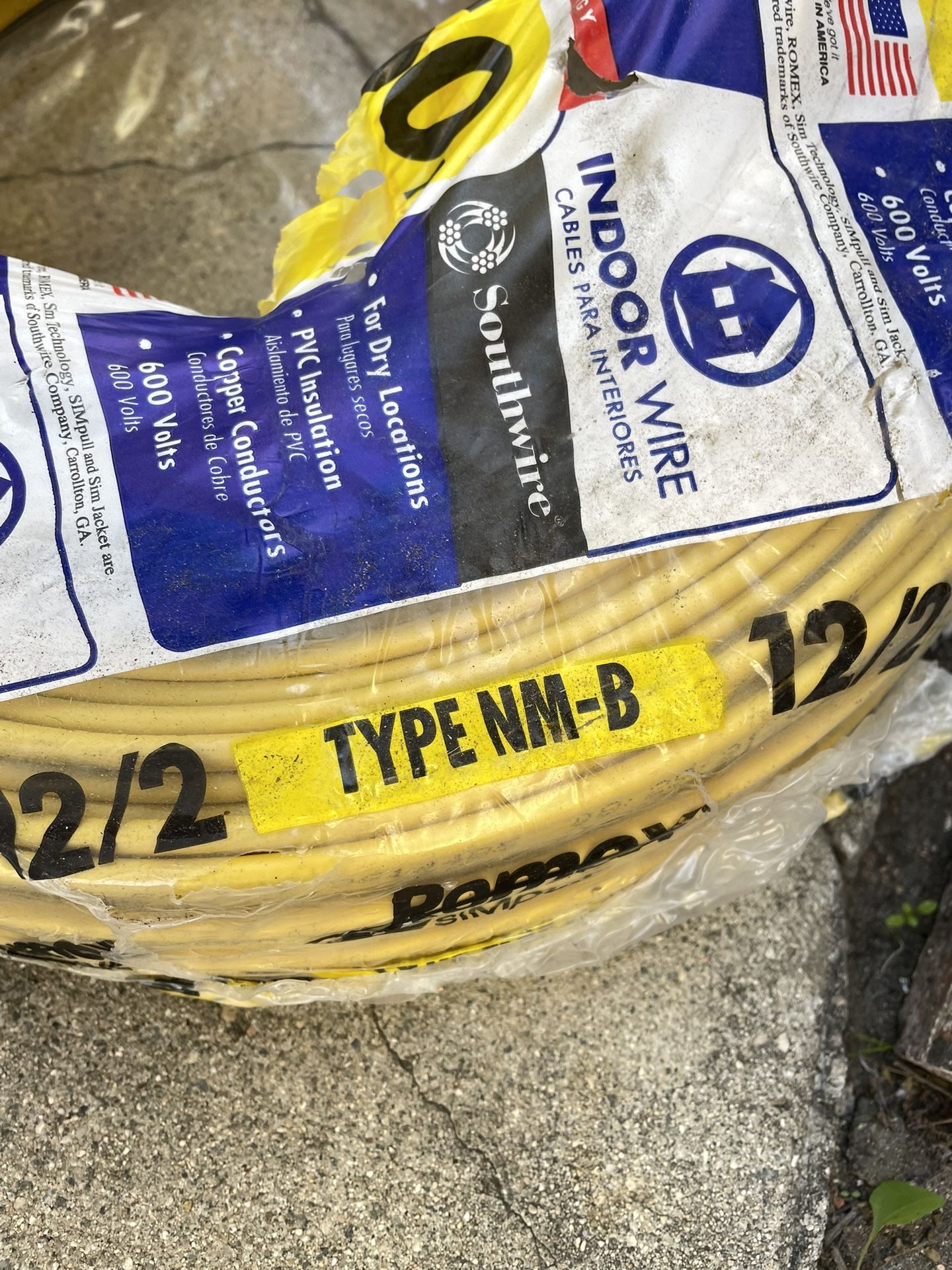 Romex 12/2 - 250 Ft - Type NM-B for Sale in Paramount, CA - OfferUp