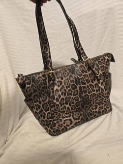 Leopard Print Tote Bag