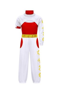 lowillar Zombie Girls Costume Kids Character Halloween Cosplay Cheerleader Mesh Top Pant Hooded Coat 3PCS Uniform Outfits