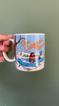 The California Raisins Vintage Ceramic Mug 1988