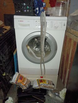 Washer and dryer  bosch front loader
