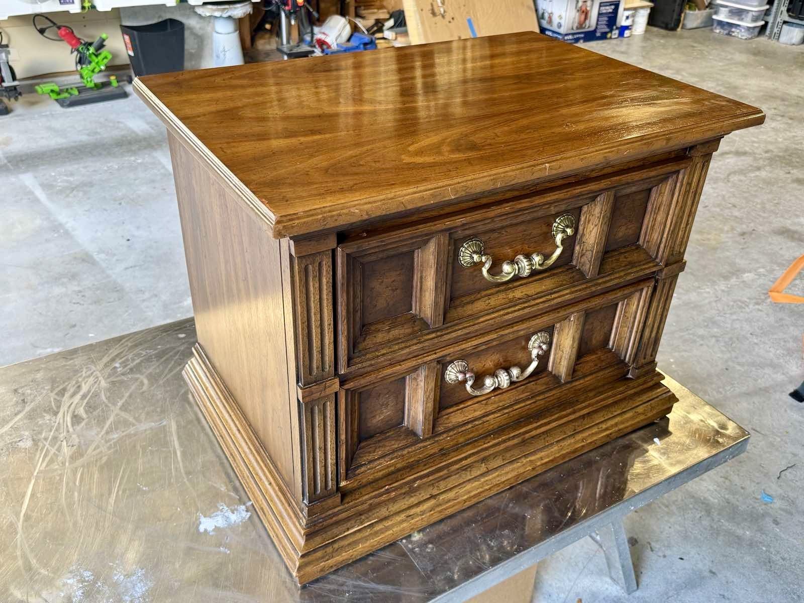 Vintage Solid Wooden Dresser / Night Stand