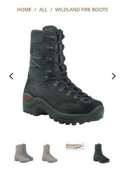 Kenetrek Wildland Fire Boots – Size 10.5 Regular.