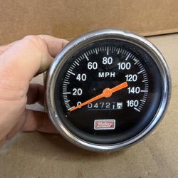 Mallory Speedometer 160 MPG Speedo Gauge Chevy Ford Mopar Speedometer